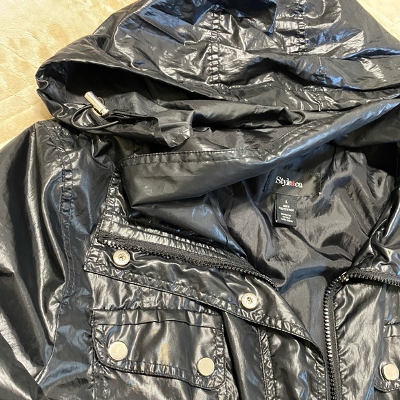 STYLE & Co. rain wind coat - Picture 5 of 12